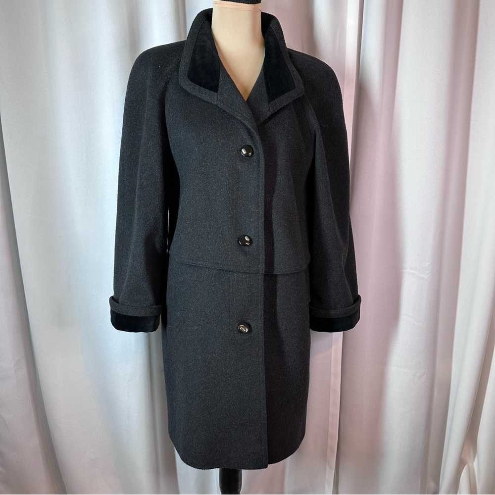 HENSEL & MORTENSEN Berlin Women’s M? Vintage Wool Blend‎ Coat Lined EUC